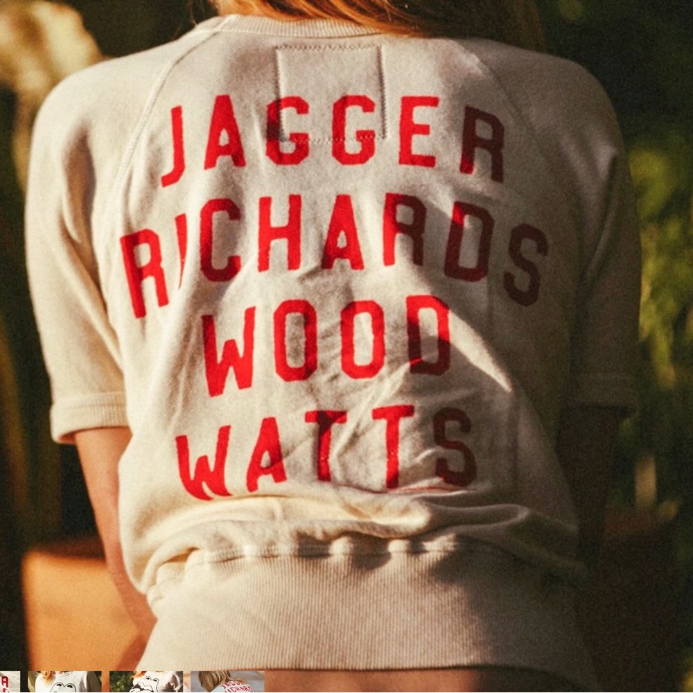 The Rolling Stones Cream Sweatshirt